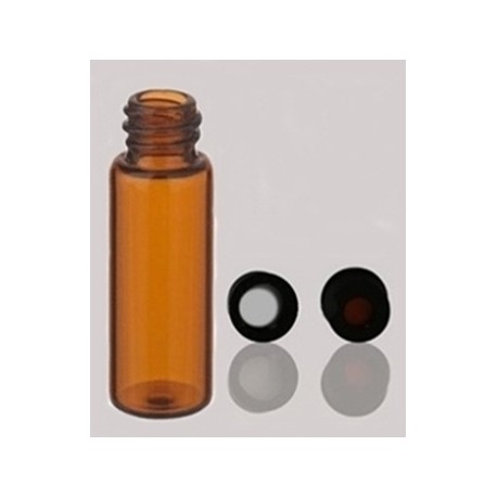 Vial de vidrio ambar 12ml