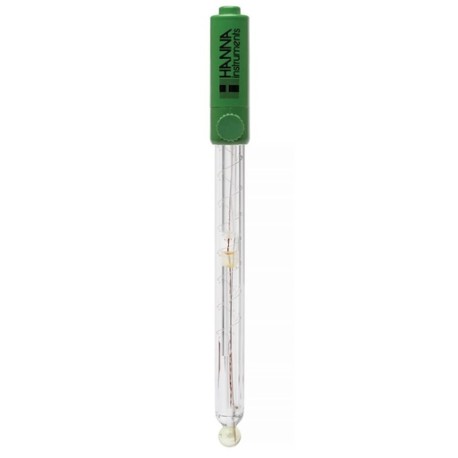 Electrodo de pH con sensor de temperatura integrado y conector