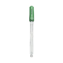 Electrodo de pH con cuerpo de vidrio, rellenable, con conector