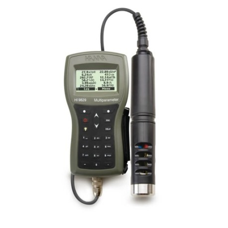 Medidor multiparamétrico de pH/ORP, CE, OD, c/GPS, sonda 10 metros de cable, 115V