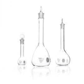 Matraz Volumétrico "A" Tapón Vidrio, Certificado Individual