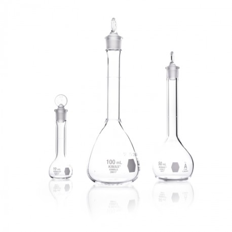 Matraz Volumétrico "A" Tapón Vidrio, Certificado Individual