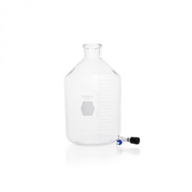 Frasco De 5 Lts Para Laboratorio Gl 45 C/ Tapa (Azul) Y Anillo
