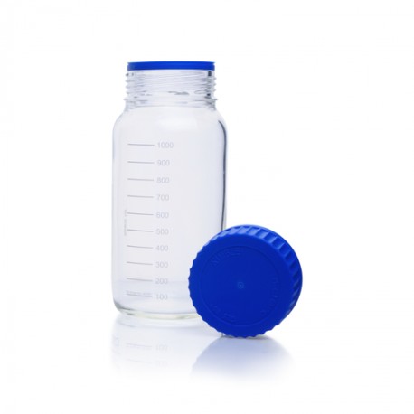 Frasco De 1000 Ml Para Laboratorio Gls80 Incluye Tapa/Anillo