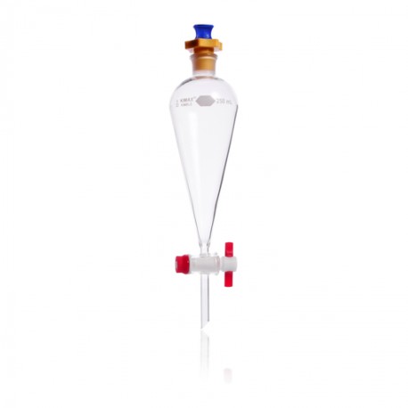 Embudo Separación Squibb, Forma Pera, Tapón Plástico (Pe)
